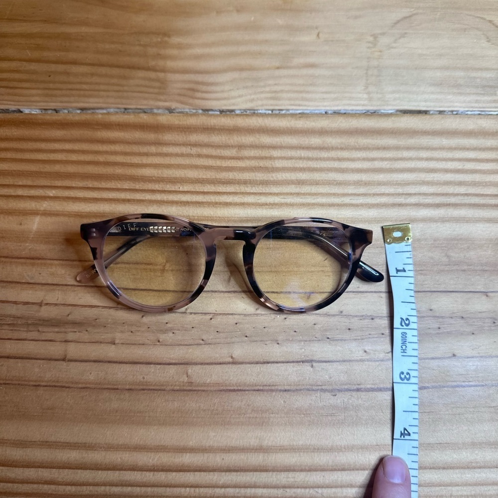 Diff Eyewear Tortoise Shell Glass Frames - Picture 5 of 11